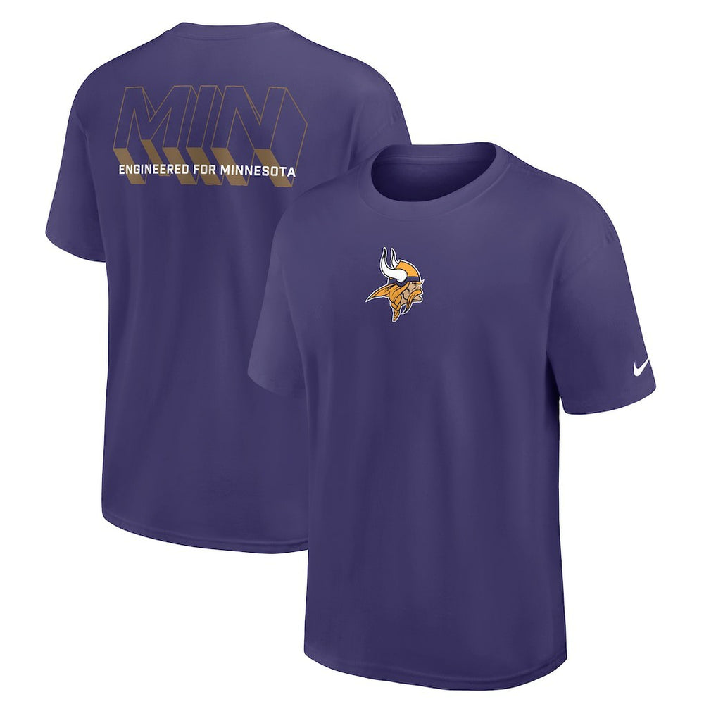 Nike Minnesota Vikings Dominate The Game Essential Max90 T-Shirt Purple