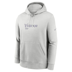 Nike Minnesota Vikings Edge Pack French Terry Club Pullover Hoodie Gray