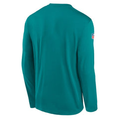 Nike Miami Dolphins Legend Small Logo Dri-FIT Long Sleeve T-Shirt Aqua