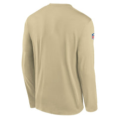 Nike New Orleans Saints Legend Small Logo Dri-FIT Long Sleeve T-Shirt Gold