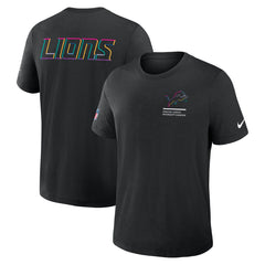 Nike Detroit Lions 2025 NFL Crucial Catch Tri-Blend Dri-FIT T-Shirt Black