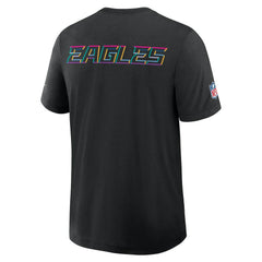 Nike Philadelphia Eagles 2025 NFL Crucial Catch Tri-Blend Dri-FIT T-Shirt Black