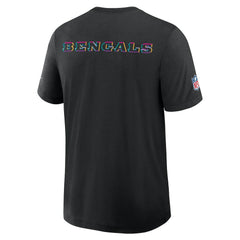 Nike Cincinnati Bengals 2025 NFL Crucial Catch Tri-Blend Dri-FIT T-Shirt Black
