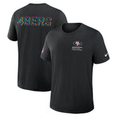 Nike San Francisco 49ers 2025 NFL Crucial Catch Tri-Blend Dri-FIT T-Shirt Black
