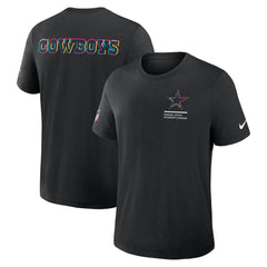 Nike Dallas Cowboys 2025 NFL Crucial Catch Tri-Blend Dri-FIT T-Shirt Black