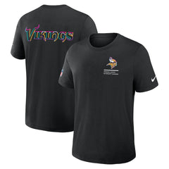 Nike Minnesota Vikings 2025 NFL Crucial Catch Tri-Blend Dri-FIT T-Shirt Black