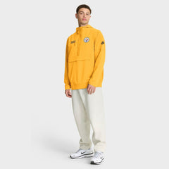 Nike Pittsburgh Steelers 1933 Sideline Alt Pack Anorak Half-Zip Hoodie Jacket Gold