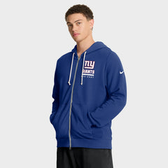 Nike New York Giants Sideline Standard Issue Utility Player Dri-FIT Full-Zip Hoodie Royal