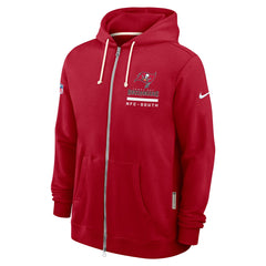 Nike Tampa Bay Buccaneers Sideline Standard Issue Utility Player Dri-FIT Full-Zip Hoodie Red