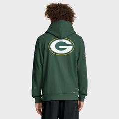 Nike Green Bay Packers Sideline Standard Issue Utility Player Dri-FIT Full-Zip Hoodie Green