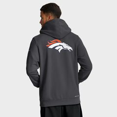 Nike Denver Broncos Sideline Standard Issue Utility Player Dri-FIT Full-Zip Hoodie Anthracite