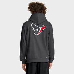 Nike Houston Texans Sideline Standard Issue Utility Player Dri-FIT Full-Zip Hoodie Anthracite