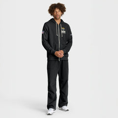 Nike Jacksonville Jaguars Sideline Standard Issue Utility Player Dri-FIT Full-Zip Hoodie Black