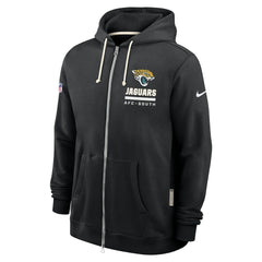 Nike Jacksonville Jaguars Sideline Standard Issue Utility Player Dri-FIT Full-Zip Hoodie Black
