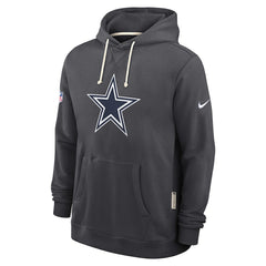Nike Dallas Cowboys Sideline Standard Issue Initial Home Dri-FIT Hoodie Anthracite
