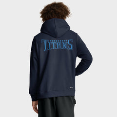Nike Tennessee Titans Sideline Standard Issue Initial Home Dri-FIT Hoodie Navy