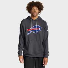 Nike Buffalo Bills Sideline Standard Issue Initial Home Dri-FIT Hoodie Anthracite