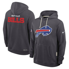Nike Buffalo Bills Sideline Standard Issue Initial Home Dri-FIT Hoodie Anthracite