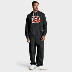 Nike Cincinnati Bengals Sideline Standard Issue Initial Home Dri-FIT Hoodie Black