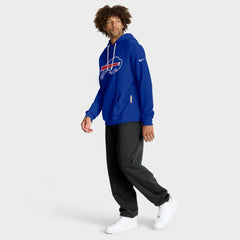 Nike Buffalo Bills Sideline Standard Issue Initial Home Dri-FIT Hoodie Royal