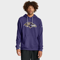 Nike Baltimore Ravens Sideline Standard Issue Initial Home Dri-FIT Hoodie Purple