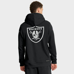 Nike Las Vegas Raiders 2025 NFL Crucial Catch Sideline Standard Issue Dri-FIT Hoodie Black