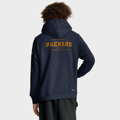 Nike Green Bay Packers The 1923 Classic Sideline Dri-FIT Pullover Hoodie Navy