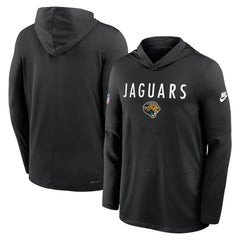 Nike Jacksonville Jaguars Sideline Pass Accuracy Dri-FIT Long Sleeve Hoodie T-Shirt Black