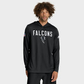 Nike Atlanta Falcons Sideline Pass Accuracy Dri-FIT Long Sleeve Hoodie T-Shirt Black