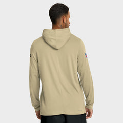Nike New Orleans Saints Sideline Pass Accuracy Dri-FIT Long Sleeve Hoodie T-Shirt Gold