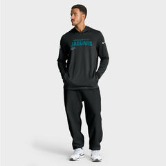 Nike Jacksonville Jaguars Sideline Pure Fury Performance Long Sleeve Hoodie T-Shirt Black