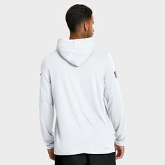 Nike Minnesota Vikings Sideline Pure Fury Performance Long Sleeve Hoodie T-Shirt White