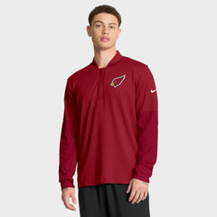 Nike Arizona Cardinals Sideline Dri-FIT Half-Zip Pullover Cardinal