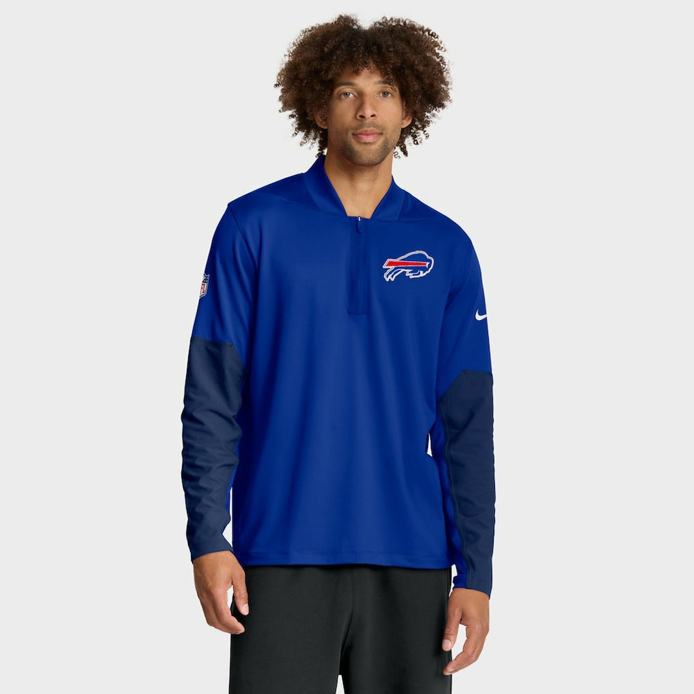 Nike Buffalo Bills Sideline Dri-FIT Half-Zip Pullover Royal