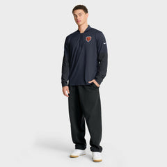 Nike Chicago Bears Sideline Dri-FIT Half-Zip Pullover Navy