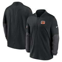 Nike Cincinnati Bengals Sideline Dri-FIT Half-Zip Pullover Black