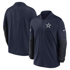 Nike Dallas Cowboys Sideline Dri-FIT Half-Zip Pullover Navy