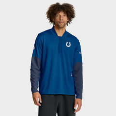 Nike Indianapolis Colts Sideline Dri-FIT Half-Zip Pullover Royal