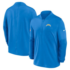 Nike Los Angeles Chargers Sideline Dri-FIT Half-Zip Pullover Powder Blue