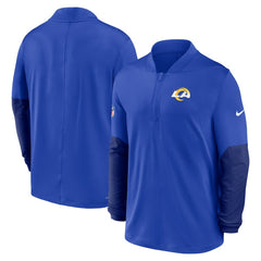 Nike Los Angeles Rams Sideline Dri-FIT Half-Zip Pullover Royal