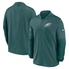 Nike Philadelphia Eagles Sideline Dri-FIT Half-Zip Pullover Green