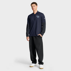 Nike Tennessee Titans Sideline Dri-FIT Half-Zip Pullover Navy