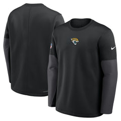 Nike Jacksonville Jaguars Sideline Coach Therma-FIT Long Sleeve T-Shirt Black