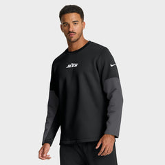 Nike New York Jets Sideline Coach Therma-FIT Long Sleeve T-Shirt Black