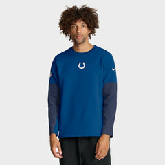 Nike Indianapolis Colts Sideline Coach Therma-FIT Long Sleeve T-Shirt Royal