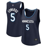 Anthony Edwards Minnesota Timberwolves Women's Fast Break Player Jersey Icon Edition Navy | Fanatics online