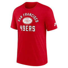 Nike San Francisco 49ers Favorable Timeline Tri-Blend T-Shirt Scarlet