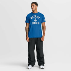 Nike Detroit Lions Favorable Timeline Tri-Blend T-Shirt Royal