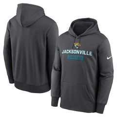 Nike Jacksonville Jaguars Toss Sweep Performance Pullover Hoodie Anthracite