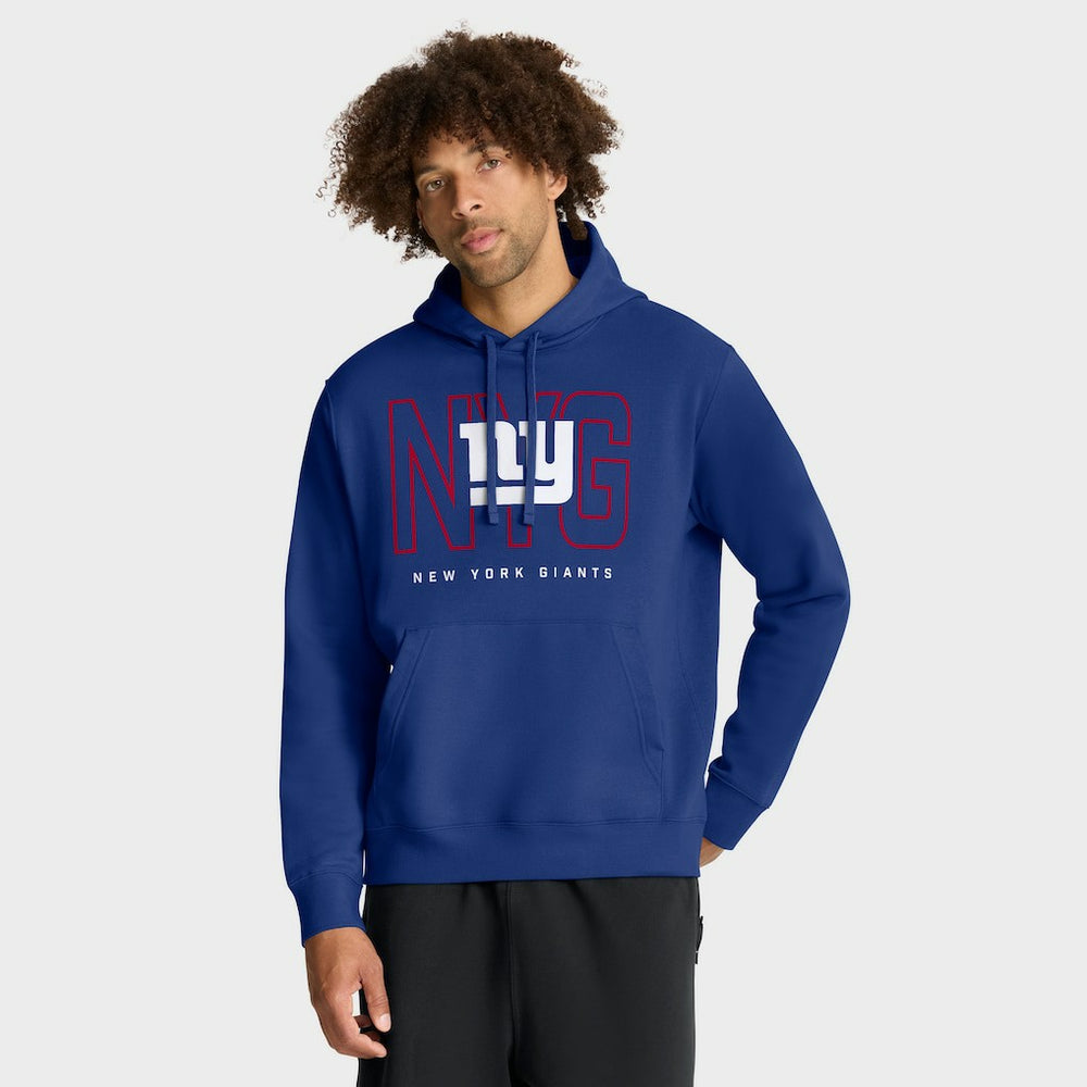 Nike New York Giants Busted Play Club Fleece Pullover Hoodie Royal